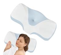 Foam Cervical Neck Pillow - Cervical Neck Pillow for Sleeping | Neck Support Pillow for Sleepers | Contoured Pillow for Neck Support | Cervical Breathable Cushion Support Pad for Back Stomach Sleeper