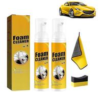 Foam Cleaner for Car,Magic Foam Cleaner,Car Foam Cleaner,Super Magic Stain Remover Foam Cleaner,Multi-Purpose Foam Cleaner,All Around Master Foam Cleaner,Car Cleaner Interior Kit (100ML*2)