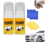 Foam Cleaner Schiuma Spray Multiuso,Foam Cleaner Schiuma Spray,Car Magic Foam Cleaner,All Purpose Cleaner Auto (30ml, 2pcs)