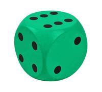 Foam Dice - Large Play Dice Single Piece Soft Scuff Free PU