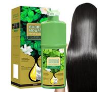 Foam Hair Coloring Mousse, Plant-Based Dye, Soft Foam Color, Easy Wash Application, Scalp Safe Solution, Excellent for Daily Use, Outdoor Styling, Bathroom, Beard, Women, Men