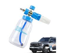 Foam Sprayer, Handheld Pump Bottle, High Pressure Nozzle, 1L Capacity, Easy Grip Design, for Car Washing, Garden Watering, and Pet Bathing Tasks, Pink, Green, Yellow, Blue