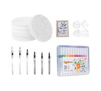 Foam Texture Painting Kit | Sensory Art Texture Kit,Educational Handmade Handcraft Activities, Preschool Learning Activities for School Home Classes Classroom