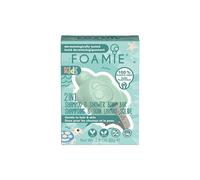 Foamie Shampoo per bambini e gel doccia solido 2 in 1 a forma di tartaruga con olio di avocado delicato sulla pelle - 100% vegano e senza plastica 80 g