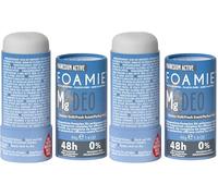 Foamie Deodorante Solido Uomo "Refresh" - nuova formulazione - Deo Stick dal profumo intensamente rinfrescante - deodorante efficace 48h senza alluminio - stick deodorante vegano & senza plastica, 40g