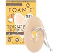 Foamie Gel doccia solido per pelli secche Schiuma con olio di argan e vaniglia che idrata e rivitalizza la pelle I 100% vegano e senza plastica 80 g