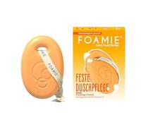 Foamie Salva doccia arancione Sprizz | 3 in 1: pulisce, massaggia e nutre | con olio monoi | profumo estivo | idratante | pH neutro | vegano e senza plastica | 80 g