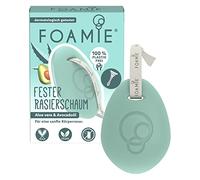 Foamie Schiuma da barba solida per uomini e donne, Shaving Foam Aloe Vera e olio di avocado per una rasatura delicata del corpo, crema nutriente per proteggere la pelle da rasatura bagnata