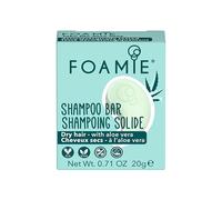 Foamie Shampoo solido per capelli secchi con aloe vera e olio di mandorle che idrata intensamente i capelli secchi shampoo 100% vegano e senza plastica 20 g