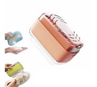 Foaming Soap Box with Roller Bubble Case for Laundry Multi Functional Soaps Box Scrubber with Roller Bubble Case,with Rollers,Keeps The Dry (1pc-A)