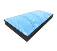 FoamTouch Materasso a castello da 15,2 x 107,8 x 182,8 cm, memory foam gel su schiuma carbone ad alta densità, ricambio per materasso camper, copertura non inclusa