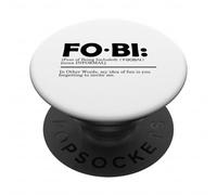 FOBI Definition | Fear of Being Included | Cynicism PopSockets PopGrip Adesivo