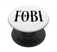 FOBI Paura di essere inclusi Design alternativo gotico eccentrico PopSockets PopGrip Adesivo