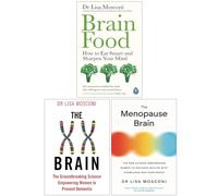Foblit ltd Collezione Dr. Lisa Mosconi Set di 3 Libri (Brain Food, The XX Brain e The Menopause Brain)