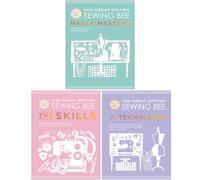 Foblit ltd Set di 3 Libri della Collezione Great British Sewing Bee (Fatto su Misura, Le abilità e Le Tecniche)