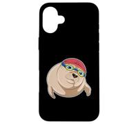 Foca Nuotare Occhialini da nuoto Sport acquatici Custodia per iPhone 16 Plus