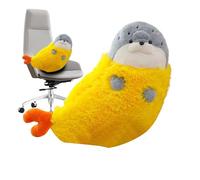 Foca Peluche,Da Collezione Cartoon Divertente | Peluche Foca Gambero Fritto | Per Divano Comodino Casa Auto Compleanno Confort Collezione Bambini Adulti Collezionisti Ragazzi