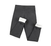 focagernod Leggings Caldi da Donna, in Pile, Tinta Unita, for Autunno e Inverno, prevengono Il Freddo, Vita Alta, Leggings Spessi in Velluto for Sollevare i Glutei(534Gray,M)