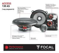 Focal 130AS 13 cm (5.25") Set di altoparlanti compositi a 2 vie 100 Watt