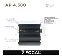 FOCAL AP 4.380 Amplificatore a 4 3 o 2 canali in B