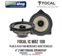 FOCAL IC MBZ 100 - Kit coassiale Plug&Play 2 vie 4" (100 mm) per Mercedes Benz