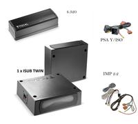 Focal Inside ISUB Twin + amplificatore + cablaggi Plug and play Peugeot 3008 ...