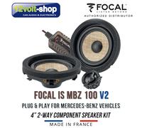 FOCAL IS MBZ 100 v2 - Kit componenti Plug&Play a 2 vie da 4" (100 mm) per...