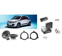 Focal kit Subwoofer + Amplificatore + Altoparlanti per Renault Twingo III ser...