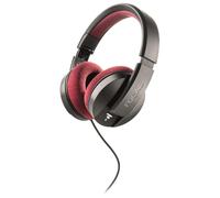 Focal Listen Professional Cuffia Monitor Studio Chiusa ripiegabile, Nero/Rosso