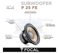 FOCAL P25FE Flax EVO Subwoofer 10"/25 cm 600 Watt - 300 Wrms 4 ohm