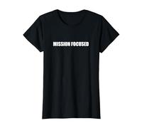 Focalizzato sulla Missione Maglietta, Donna, Nero, 3XL