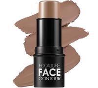 FOCALLURE Cream Contour Stick, Matte Bronzer Stick, Professional Face Shaping & Contouring Stick Makeup, Easy to Apply with Buildable Coverage, Long Lasting & Waterproof, MOCHA