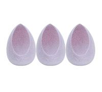 FOCALLURE Set di 3 spugnette per correttore morbido, asciutto e bagnato, a doppio uso, FA136#4 (Viola)