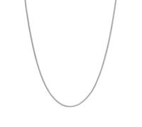 FOCALOOK Collana Donna Uomo Acciaio Inossidabile, Collana Catena Serpente Argento lunga 50cm, Catenina Acciaio Snake per Donna Uomo, Confezione Regalo