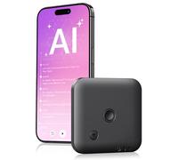 FoCase Note AI Registratore Vocale, Trascrivere e Riassumere, Traduzione, Controllo APP con Chat GPT, Magnetico, Memoria 64GB, Supporto 112 Lingue, Registratore Audio per Telefonate, Lezioni, Riunioni