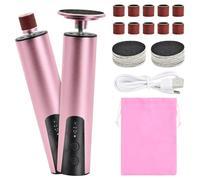 Focenat 2 in 1 Pedicure Elettrico Piedi, 6 Velocità Pedicure Elettrico Professionale, Lima Elettrica per Piedi, Set Calli Rimozione Ricaricabile, Piedi Calli Talloni Screpolati