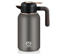 Focenat 2L Caraffa Isolante, Caraffa Termica per Caffè, Acciaio Inossidabile 304, 24h Calore, Bollitori Sottovuoto Isolati, Brocca Termica, Termos Caffè per Tè/Caffè/Acqua