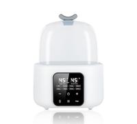 Focenat 6 in 1 Scaldabiberon, Sterilizzatore Biberon, Scalda Biberon, Scalda Biberon Neonato, Scaldabiberon Doppio, Scaldabiberon e Sterilizzatore Multifunzione, Riscaldamento Rapido