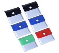 Focenat 6 Pezzi Posacenere Tascabile Portatile, Portacenere Borsa PVC Ignifugo, Portacenere da Borsetta, Piccolo Portacenere da Tasca per Fumatori, Viaggio, All'Aperto, Ufficio, Casa