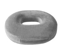 Focenat Ciambella per Emorroidi, Cuscino Sedia, Cuscino Ergonomico per Coccige, Cuscino Ortopedico Sedia, Cuscino Antidecubito per Sedia di Ufficio, Casa, Memory Foam, Grigio, 38 x 30 x 7 cm