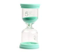 Focenat Clessidra, Clessidre Timer a Colorato, 3/5 / 10 Minuti Sandglass Sand Clock per Spazzolini da Bambini, Timer Orologio di Sabbia da Cucina per Casa Scuola Classe Ufficio Gioch (5 Minuti)