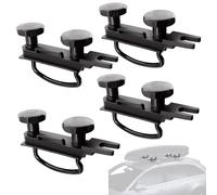 Focenat Fissaggio per Box da Tetto, 4 Kit di Montaggio per Box da Tetto, Morsetti a U per Box Tetto, Supporto per Box da Tetto Universale, Staffa per Box da Tetto con 8 Dadi di Bloccaggio Pesanti
