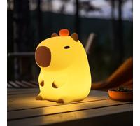Focenat Lampada capibara,Capibara Lampada,Capybara Lamp,Luce notturna per bambini,Capibara Lampada Touch,Lampada morbida animali silicone,Capybara Luce Notturna,per Camera da Letto,Cameretta,Bambini