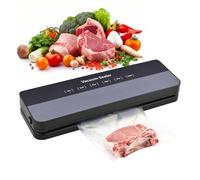 Focenat Macchina Sottovuoto Alimenti, Sigillatore Sottovuoto per Alimenti, Sottovuoto Alimenti 5 in 1, 65 KPA, Macchina per Sottovuoto, Macchina Sottovuoto con 10 Sachetti Sottovuoto