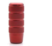 FOCKCPGEGV Gear Shift Knob Leva del cambio manuale Poer antiscivolo in lega di alluminio con rullo a di fiore, maniglia della testa del cambio blu iridescente(Red)