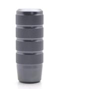 FOCKCPGEGV Gear Shift Knob Leva del cambio manuale Poer antiscivolo in lega di alluminio con rullo a di fiore, maniglia della testa del cambio blu iridescente(Gray)