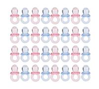 Focket 100 PC PCs Pop un Bellissimo Design Ricco di Colore Appropriato per le Celebrazioni dei Bambini (Rosa trasparente + blu)