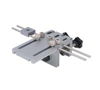 Focket 3 in 1 Kit di Jig Dowel e Auto -centrali, 6 8 Maniche Perforazione 10 Mm con Guida per Trapano a Rilascio Rapido per Fori Dritti Progetti di Lavorazione del Legno