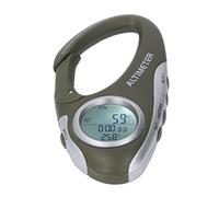 Focket Altimetro Digitale, Barometro Digitale con Design a Gancio Portatile, Bussola con Direzione, Temperatura, Previsioni Meteorologiche, Altitudine, per Escursioni, Arrampicata, attività