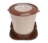 Focket Asciugatrice Manuale Portatile, Asciugatrice Centrifuga con capacità di 3,17 Galloni con Coperchio Trasparente e Tubo di Drenaggio, Strizzatoio Versatile per Dormitori,
